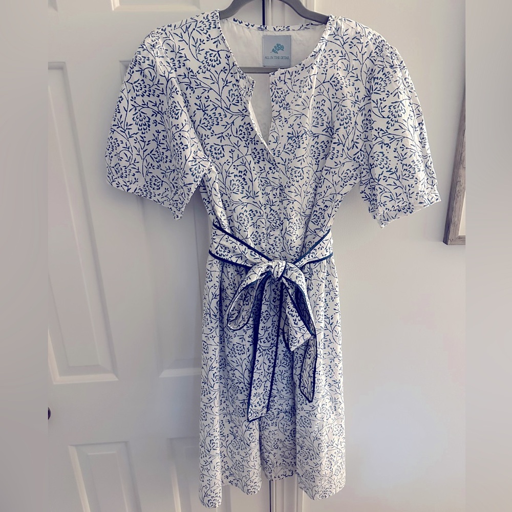 All in the Detail Toile dress, medium